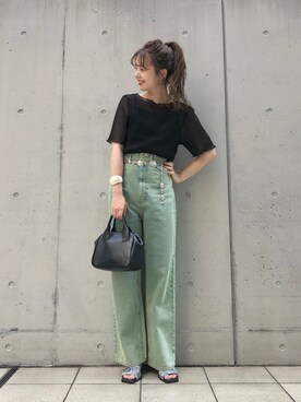 MihoUesugiさん（レディース・154cm）の夏コーディネート