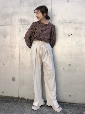 MihoUesugiさん(レディース・154cm)の春コーディネート