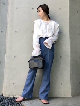 MihoUesugiさん(レディース・154cm)の春コーディネート