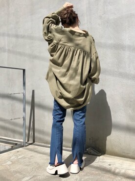 MihoUesugiさん（レディース・154cm）の春コーディネート