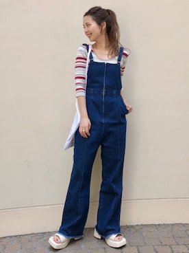 MihoUesugiさん（レディース・154cm）の春コーディネート