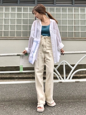 MihoUesugiさん（レディース・154cm）の春コーディネート