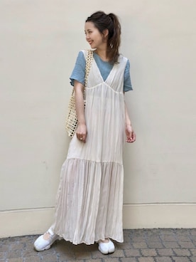 MihoUesugiさん(レディース・154cm)の春コーディネート