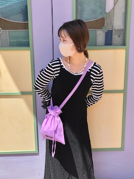 「ONEME（ワンム）のアイテム」を使った、MihoUesugiさん（レディース・154cm）の夏コーディネート