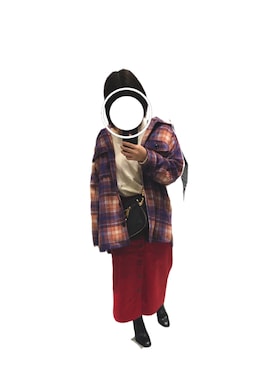 「MARC JACOBS（マークジェイコブス）のアイテム（メッセンジャーバッグ）」を使った、ちゃれさん（レディース・154cm）の冬コーディネート