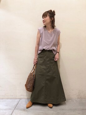 Chisato  さんの「チノロングスカート」を使ったコーディネート