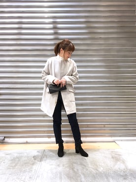 「CIAOPANIC TYPY（チャオパニックティピー）のアイテム（その他アウター）」を使った、Chisato  さん（レディース・157cm）の秋コーディネート