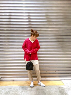 Chisato  さん（レディース・157cm）の冬コーディネート