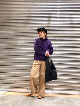 Chisato  さん（レディース・157cm）の冬コーディネート