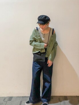 「CIAOPANIC TYPY（チャオパニックティピー）のアイテム（その他アウター）」を使った、Chisato  さん（レディース・157cm）の春コーディネート