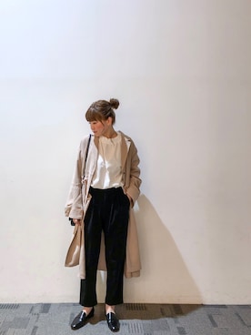 「CIAOPANIC TYPY（チャオパニックティピー）のアイテム（その他アウター）」を使った、Chisato  さん（レディース・157cm）の春コーディネート