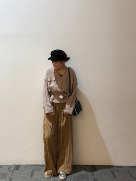 「CIAOPANIC TYPY（チャオパニックティピー）のアイテム（その他アウター）」を使った、Chisato  さん（レディース・157cm）の春コーディネート