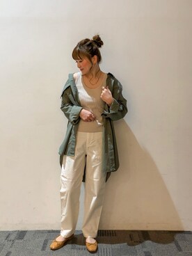 「平成最後のWEARISTAセンバツ」｜「アイテム（その他アウター）」を使った、Chisato  さん（レディース・157cm）の春コーディネート