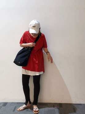 「CIAOPANIC TYPY（チャオパニックティピー）のアイテム（レッグウェア）」を使った、Chisato  さん（レディース・157cm）の春コーディネート