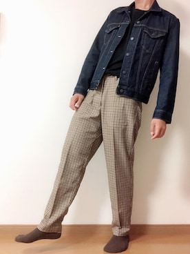 「Levi’s ENGINEERED JEANS（リーバイスエンジニアジーンズ）のアイテム（ジャケット/アウター）」を使った、みっくんさん（メンズ・174cm）の秋コーディネート