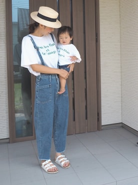 「Spick & Span（スピックアンドスパン）のアイテム」を使った、kobamiiさん（キッズ・100cm）の夏コーディネート