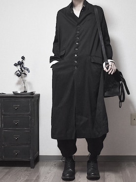 「idealism sound（イデアリズムサウンド）のアイテム」を使った、いりえさん（メンズ・177cm）の秋コーディネート