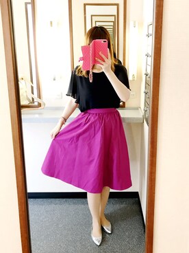 イージーカラーフレアスカート の人気ファッションコーディネート Wear