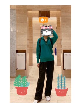 「sandro（サンドロ）のアイテム」を使った、_cassie_yy_猕猴没有桃さん（レディース・175cm）の春コーディネート