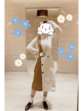 「tibi（ティビ）のアイテム」を使った、_cassie_yy_猕猴没有桃さん（レディース・175cm）の春コーディネート