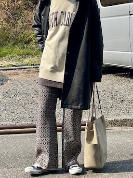 「CLEIO（クレイオ）のアイテム（ジャケット/アウター）」を使った、hinataさん（レディース・153cm）の冬コーディネート