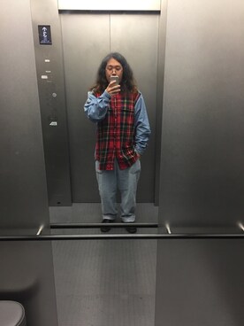 「POLO SPORTS（ポロスポーツ）のアイテム（シャツ/ブラウス、その他）」を使った、ひろたゆうまさん（メンズ・170cm）の秋コーディネート