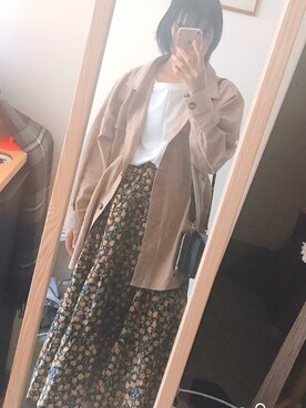 「アイテム（スカート）」を使った、yusaさん（レディース・165cm・10代）の春コーディネート
