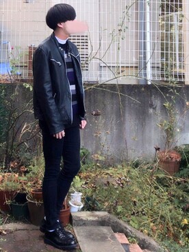 「Discoat Parisien」｜「アイテム（ブーツ）」を使った、ケージさん（メンズ・175cm）の秋コーディネート