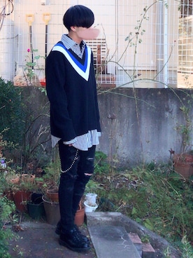 ケージさん（メンズ・175cm）の冬コーディネート