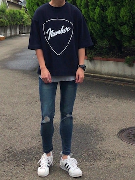 「jiggys shop（ジギーズショップ）のアイテム（パンツ）」を使った、ケージさん（メンズ・175cm・20代）の秋コーディネート