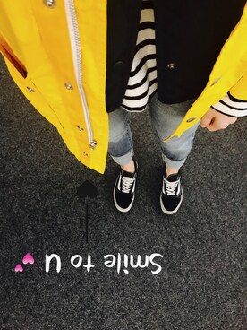 「GAP（ギャップ）のアイテム（ナイロンジャケット）」を使った、SmiletoUuUuさん（レディース・169cm）の春コーディネート