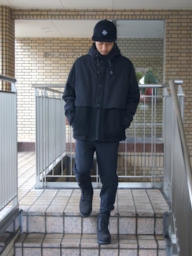 「MIKIA」｜「アイテム（ブルゾン）」を使った、DOGDAYSさん（メンズ・172cm）の秋コーディネート