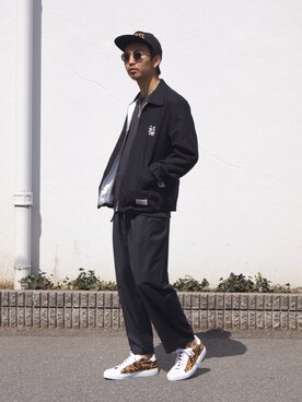 「uniform experiment」｜「アイテム（ブルゾン）」を使った、DOGDAYSさん（メンズ・172cm）の春コーディネート
