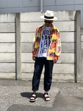 「doublet（ダブレット）のアイテム（シャツ/ブラウス）」を使った、DOGDAYSさん（メンズ・172cm）の春コーディネート