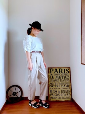 おれなさん（レディース・157cm）の夏コーディネート