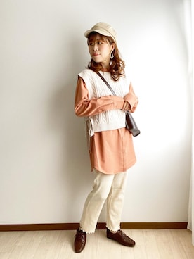 ベストを使った 春コーデ のレディース人気ファッションコーディネート Wear