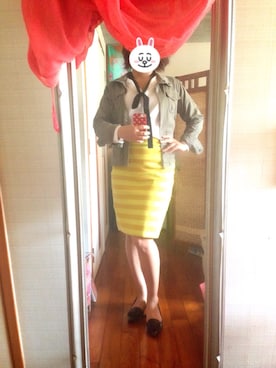 「ボウタイ」｜Jemさん（レディース・156cm）の冬コーディネート