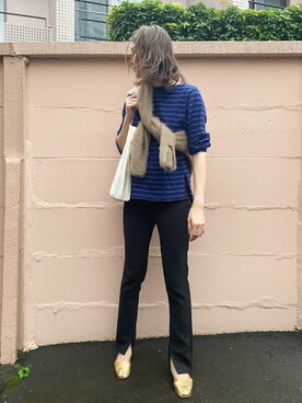 「ラクーンニット」｜satomiさん（レディース・170cm）の秋コーディネート