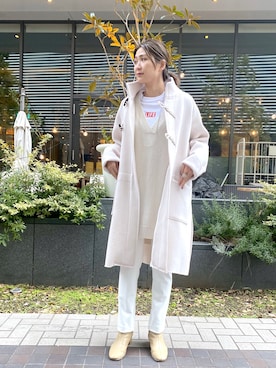 「Harpo（アルポ）のアイテム」を使った、satomiさん（レディース・170cm）の冬コーディネート