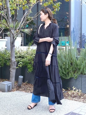 「SHENERY」｜「アイテム（その他）」を使った、satomiさん（レディース・170cm）の冬コーディネート