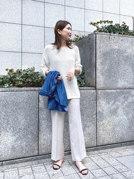 「SHENERY」｜「アイテム（その他）」を使った、satomiさん（レディース・170cm）の冬コーディネート