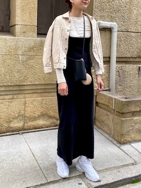 「Harpo（アルポ）のアイテム」を使った、satomiさん（レディース・170cm）の春コーディネート