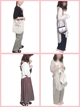 「CINEMA CLUB（シネマクラブ）のアイテム（パンツ）」を使った、ふ  ちさん（レディース・152cm）の夏コーディネート