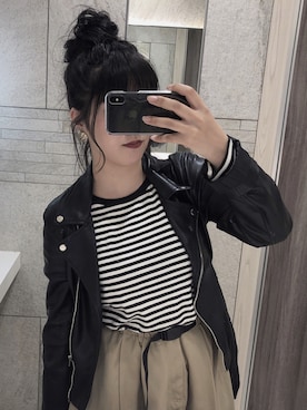 「アイテム（ピアス（両耳用））」を使った、ｓｕｚｕｍｉさん（レディース・158cm・20代）の春コーディネート