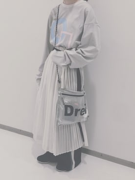 「DISCOVERED（ディスカバード）のアイテム」を使った、rinaさん（レディース・156cm）の秋コーディネート
