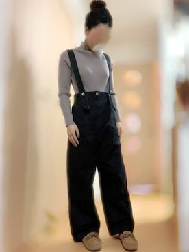 「Simplicite（サンプリシテ）のアイテム（チェスターコート）」を使った、ゆーさん（レディース・158cm）の冬コーディネート