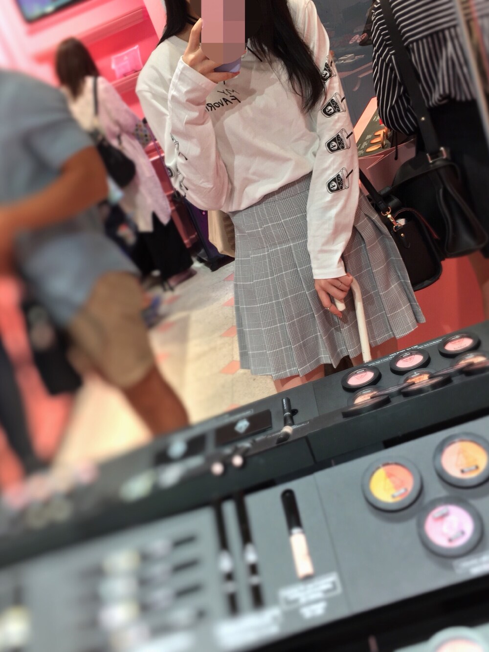 「ootd、オルチャン風、オルチャンファッション、プリーツスカート グレー、ロンT、アキコーデ、秋コーデ、한국」｜「GOGOSINGのアイテム（スカート、グレー系）」を使った、ナノカさん（レディース・161cm）の秋コーディネートの1枚目の写真