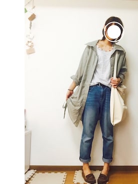 「FINAL DECISION（ファイナルディシジョン）のアイテム」を使った、ゆゆゆり。さん（レディース・160cm）の春コーディネート
