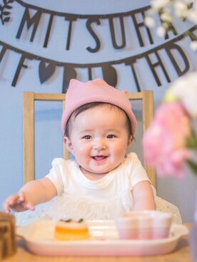 「GAPbaby」｜mitsuba1119さん（キッズ・70cm）の秋コーディネート