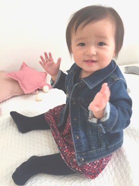 「GAPbaby」｜mitsuba1119さん（キッズ・70cm）の冬コーディネート